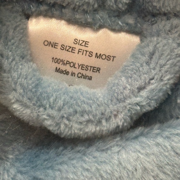 Wayland square ultra blue soft luxury bathrobe. One size. - Picture 2 of 5